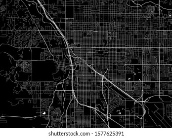 vector map of the city of Tucson, Arizona, United States America