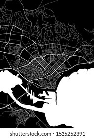 vector map of the city of Varna, Bulgaria