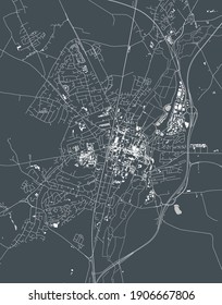 mapa vector de la ciudad de Winchester, Inglaterra, Reino Unido