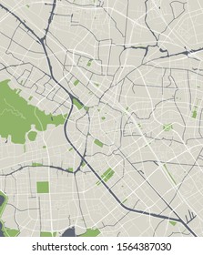 vector map of the city of Wuxi, China