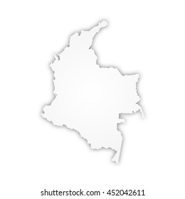 vector map of Colombia  design Illustration