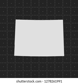 vector map of Colorado