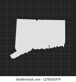 vector map of Connecticut