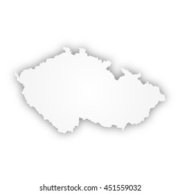 vector map of Czech Republic design Illustration
