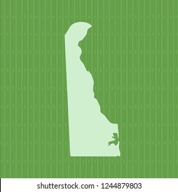 vector map of Delaware