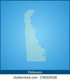 vector map of the Delaware