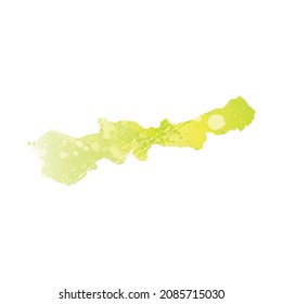 Vector map Dili. Isolated vector Illustration. Black on White background. EPS 10 Illustration.