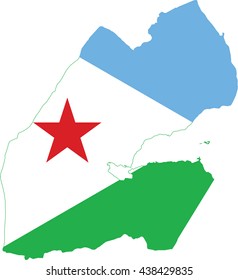 vector map - Djibouti