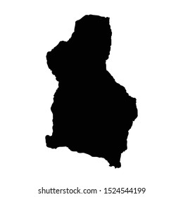 Vector map Dodoma. Isolated vector Illustration. Black on White background. EPS 10 Illustration.