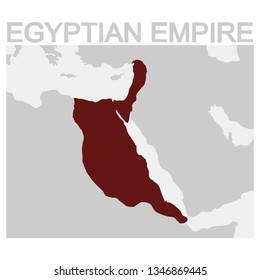 vector map of the Egyptian Empire 