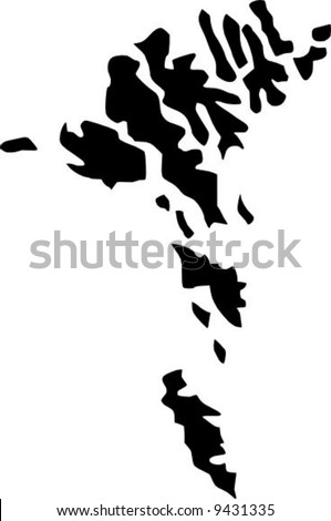 vector map of Faroe
