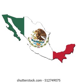 2,396 Mexico flag outline Images, Stock Photos & Vectors | Shutterstock