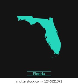 vector map of Florida