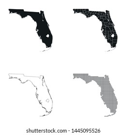 vector map of the Florida