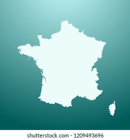 vector map of France