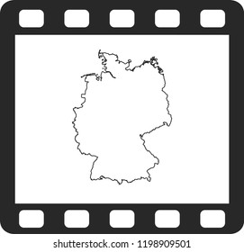 vector map of Germany