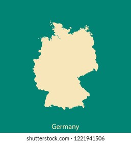 vector map of Germany