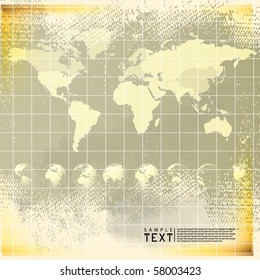 Vector Map and Globe