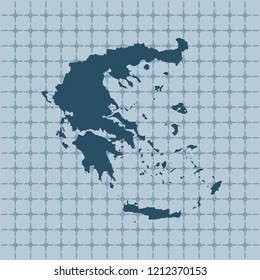 vector map of Greece