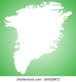 vector map of greenland