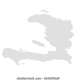 vector map of Haiti