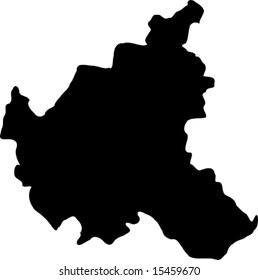 vector map of Hamburg