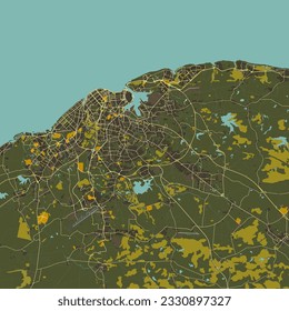 Mapa vectorial de La Habana, datos de Cuba de Openstreetmap