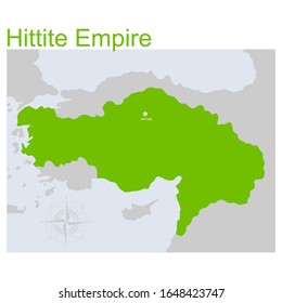 Vector Map Of The Hittite Empire