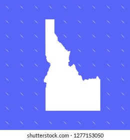 vector map of Idaho