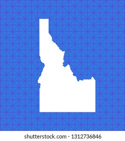 vector map of Idaho