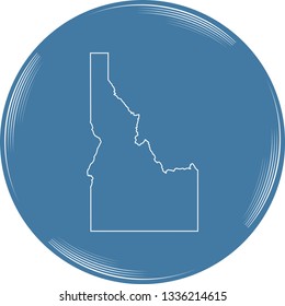 Idaho Outline Images, Stock Photos & Vectors | Shutterstock