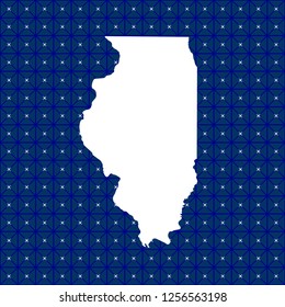 vector map of Illinois