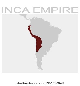 Vector Map Of The Inca  Empire 