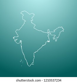 vector map of India