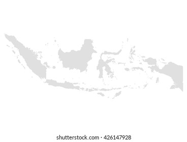 vector map of Indonesia