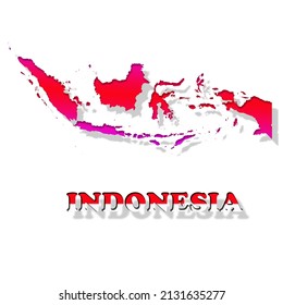 vector map of indonesia great country