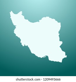 Vector Map Iran Stock Vector (Royalty Free) 1209493666 | Shutterstock