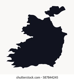vector map - Ireland