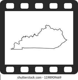 vector map of Kentucky