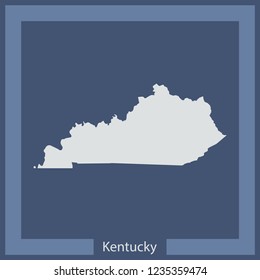 vector map of Kentucky