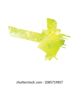 Vector map Kingston. Isolated vector Illustration. Black on White background. EPS 10 Illustration.