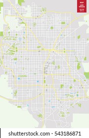 vector map of Las Vegas, USA. City plan Las Vegas.Vector illustration.