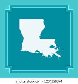 vector map of Louisiana