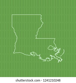vector map of Louisiana