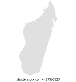 vector map of Madagascar