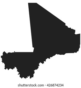 vector map of Mali