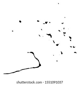 Vector map Marshall Islands and Majuro. Country and capital. Isolated vector Illustration. Black on White background. EPS 10 Illustration.