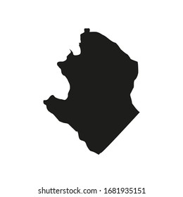 vector map of masvingo in the country of zimbabwe