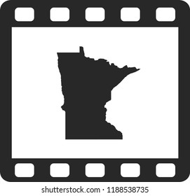 vector map of Minnesota