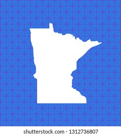 vector map of Minnesota